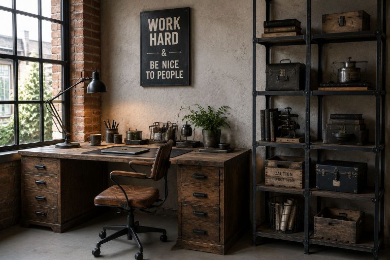 Des lampes de bureau industrielles vintage pour transformer votre espace de travail