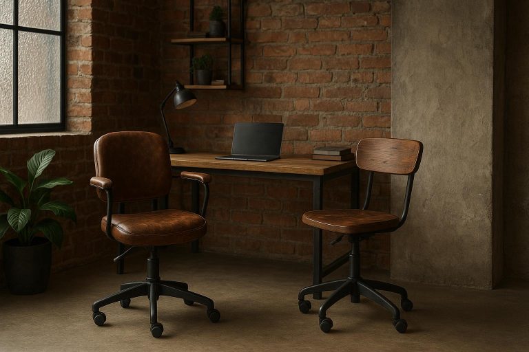 Fauteuils industriels pour bureau : choisir le confort et le style vintage