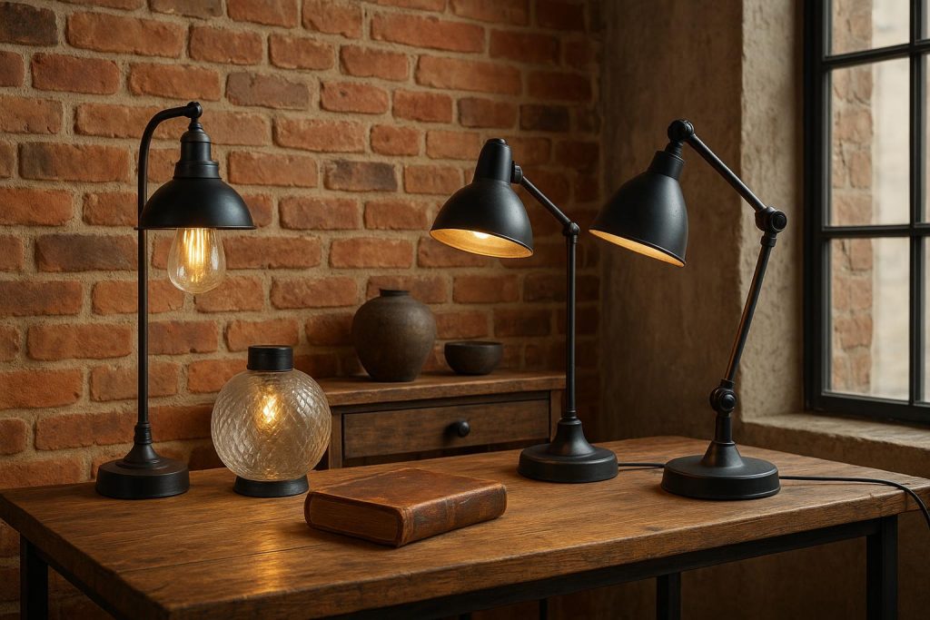 Lampes de table industrielles : guide pour un éclairage vintage réussi